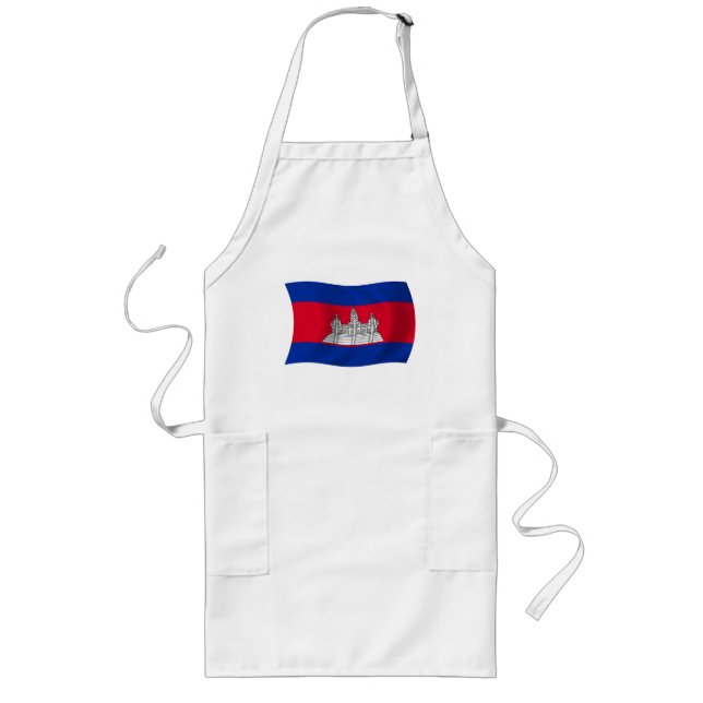 Cambodia Flag Apron (Front)