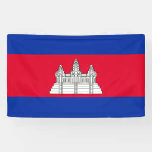 Cambodia flag Banner