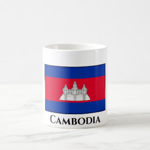 Cambodia Flag Coffee Mug