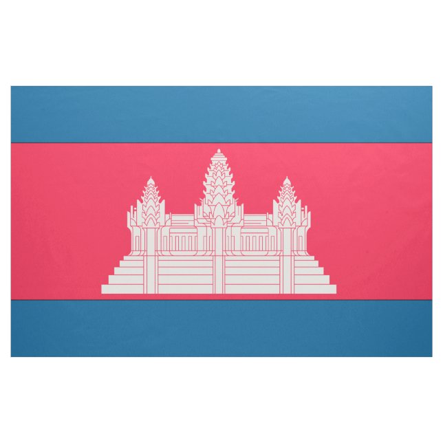 Cambodia Flag Fabric (Yard)