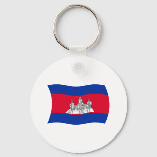 Cambodia Flag Keychain