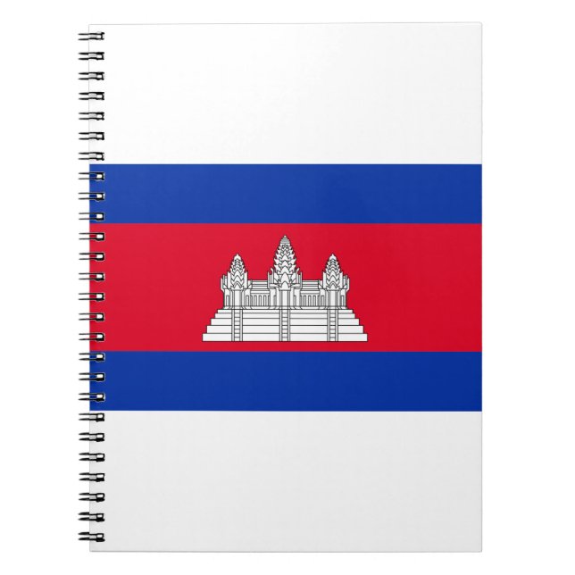 Cambodia Flag Notebook (Front)