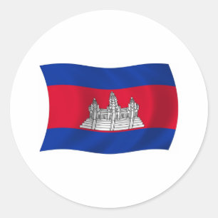 Cambodia Flag Sticker