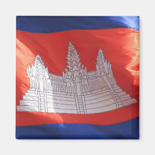 cambodia flag wat magnet