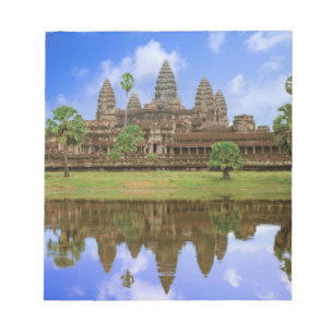 Cambodia, Kampuchea, Angkor Wat temple. Notepad