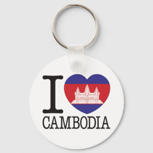 Cambodia Love v2 Key Ring