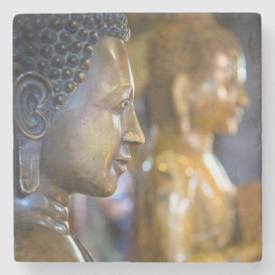 Cambodia, Phnom Penh. Buddha statues Stone Coaster