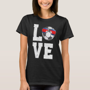 Cambodia Soccer Love Cambodian Fan Flag T-Shirt