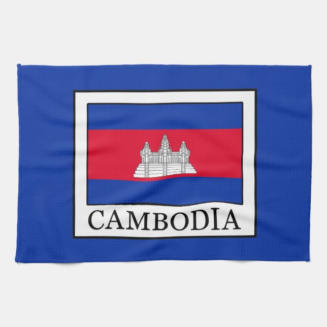 Cambodia Tea Towel (Horizontal)