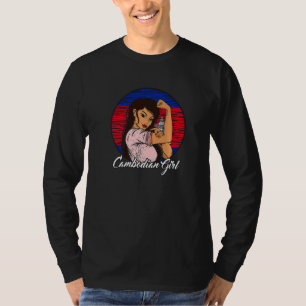 Cambodian Flag Cambodia Cambodian Girl 1 T-Shirt