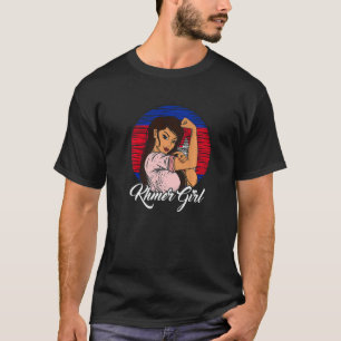 Cambodian Flag Cambodia Cambodian Girl T-Shirt