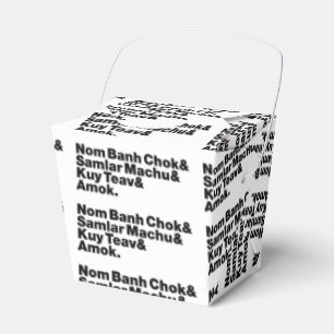 Cambodian / Khmer Street Food Favour Box