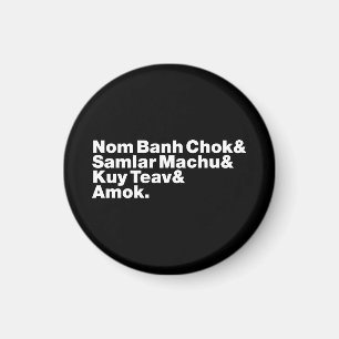 Cambodian / Khmer Street Food Magnet