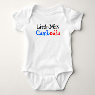 cambodian little miss baby bodysuit