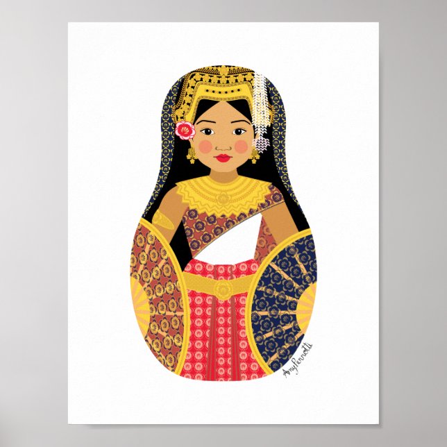 Cambodian Matryoshka Poster (Front)