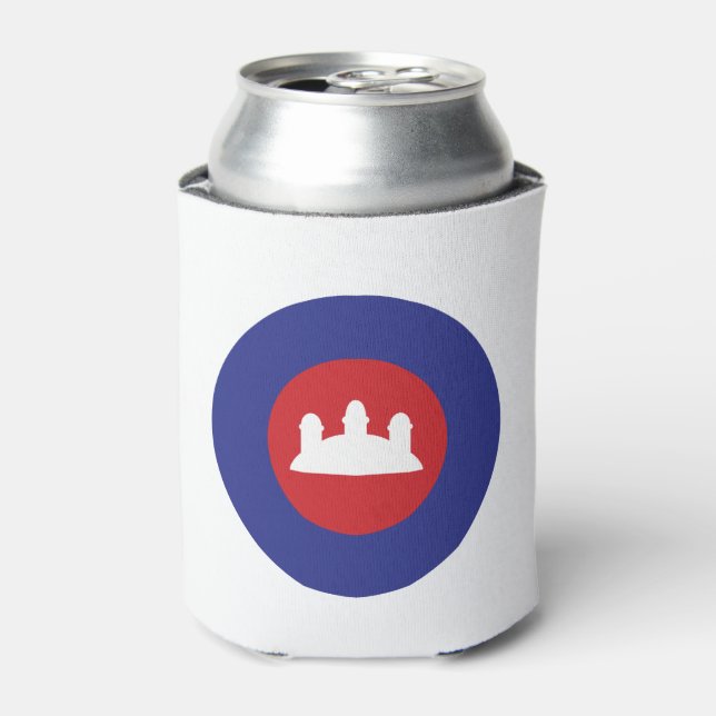 Cambodian Roundel Can Cooler (Can Front)