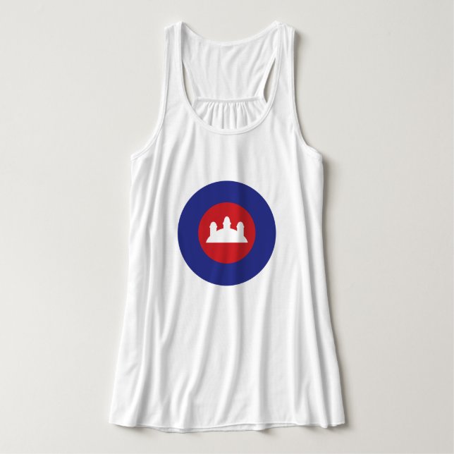 Cambodian Roundel Singlet (Design Front)