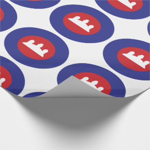 Cambodian Roundel Wrapping Paper