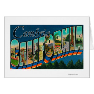 Cambria, California - Large Letter Scenes
