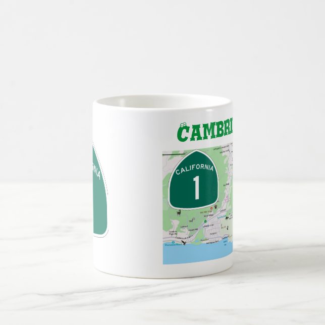 Cambria map  coffee mug (Center)