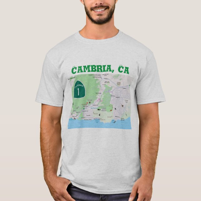 Cambria map T-Shirt (Front)