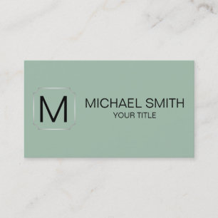 Cambridge Blue colour background Business Card