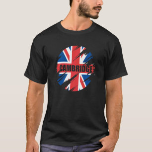 Cambridge British Flag England Uk Britain Union Ja T-Shirt