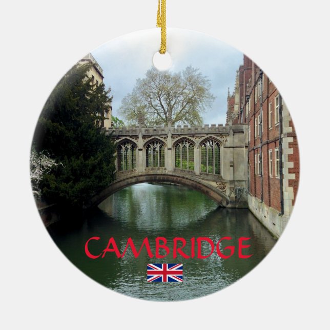 Cambridge Christmas Ornament (Back)
