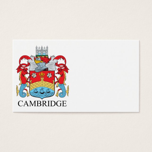 Cambridge coat of arms (Front)