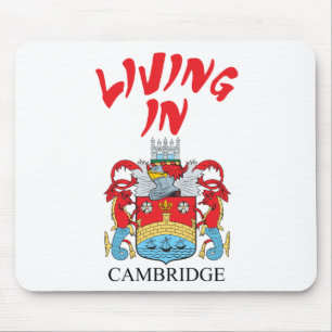 Cambridge coat of arms mouse pad
