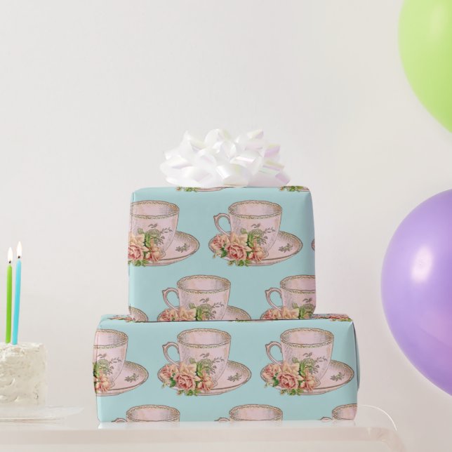 Cambridge Collection, Tea Time Wrapping Paper (Party Gifts)