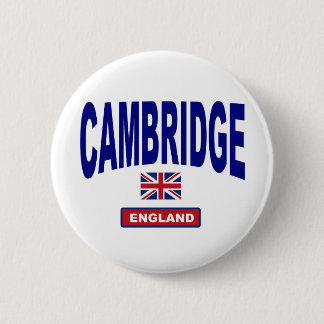 Cambridge England 6 Cm Round Badge