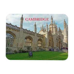 Cambridge King's College view fridge magnet