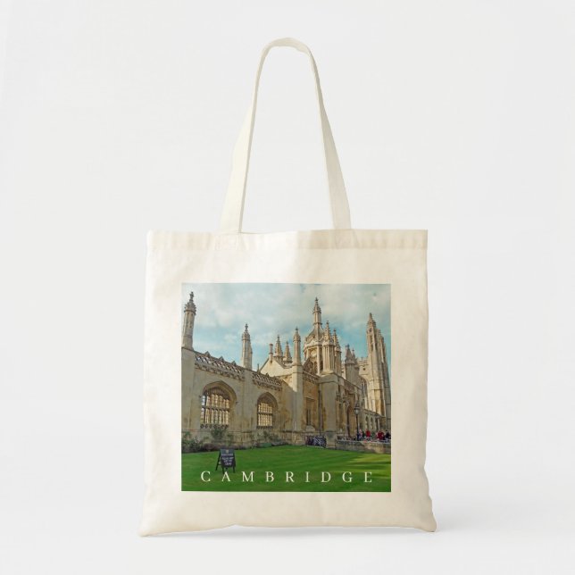 Cambridge King's College view tote bag (Front)