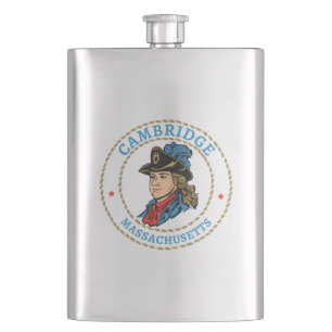 Cambridge Massachusetts Colonial Hip Flask