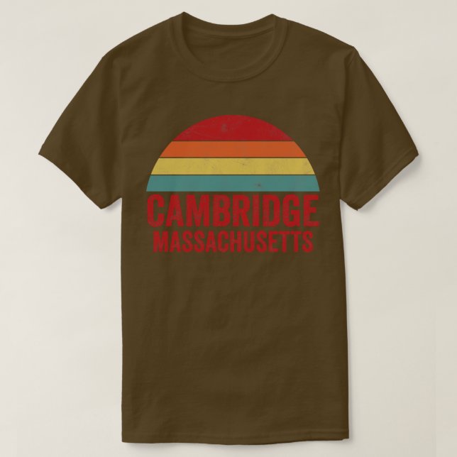 Cambridge Massachusetts T-Shirt (Design Front)