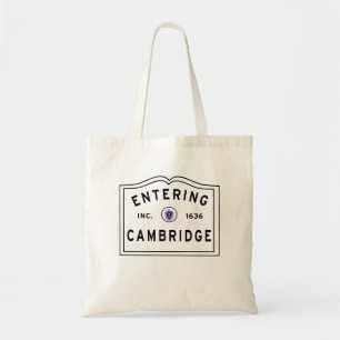 Cambridge Massachusetts Tote Bag