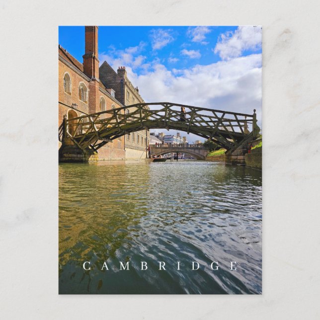 Cambridge Mathematical Bridge view postcard (Front)