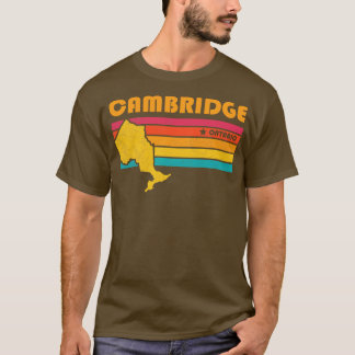 Cambridge Ontario Canada Vintage Distressed Souven T-Shirt