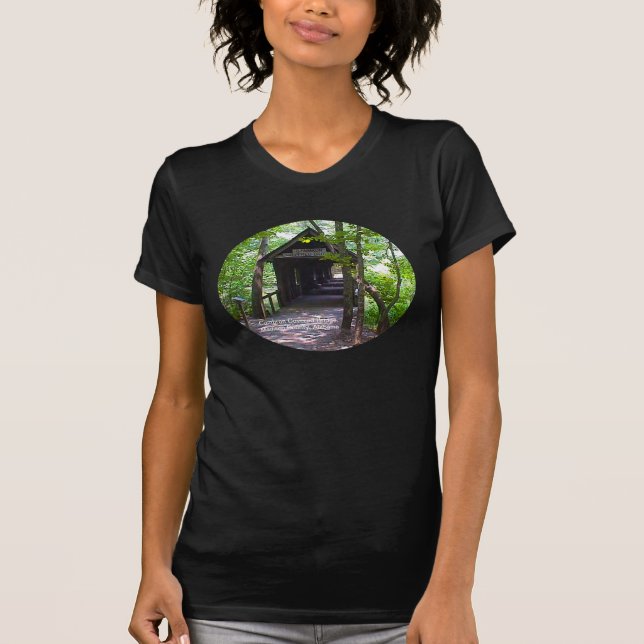 Cambron Covered Bridge, Madison County, Alabama T-Shirt (Front)