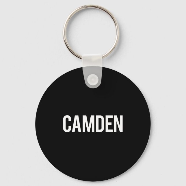 Camden Cool New Jersey Nj Fan Funny Gift Tee  Key Ring (Front)