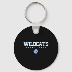 Camden County Wildcats Logo Sketll Hs 1 Key Ring