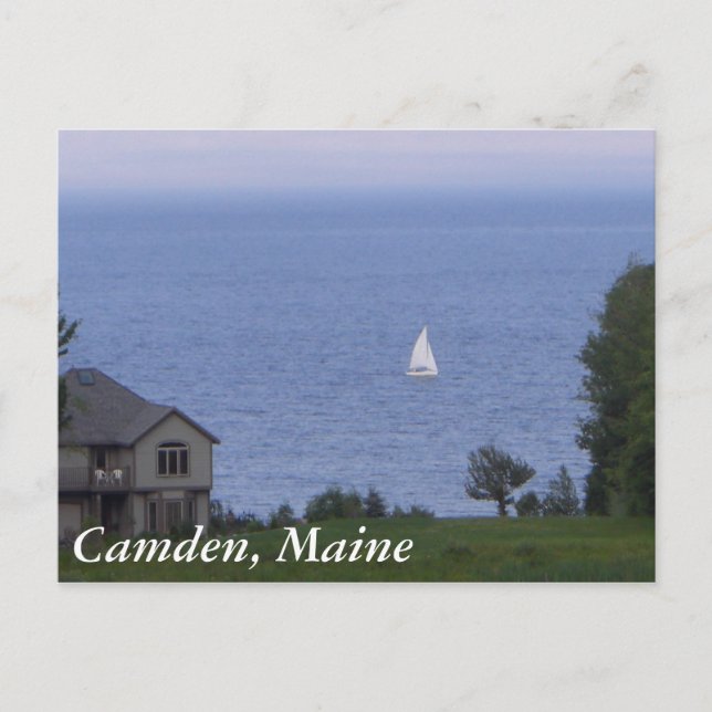 Camden, Maine postcard (Front)