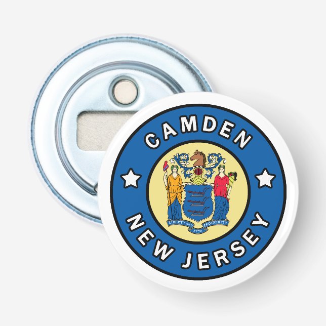 Camden New Jersey Bottle Opener (Front)