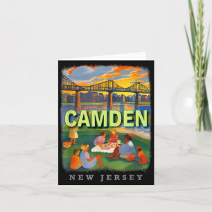 Camden New Jersey Nj Waterfront Delight Sd018  Card