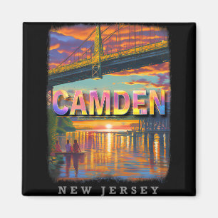 Camden New Jersey Nj Waterfront Delight Sd599  Magnet