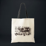 Camden Scene Tote Bag<br><div class="desc">Best of London will be always with you with this tote!</div>