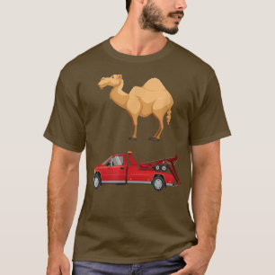 Camel and Tow Truck Funny Adult Humour Gag Joke T-Shirt