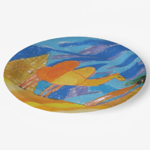 Camel Art by Kids Paper Plate