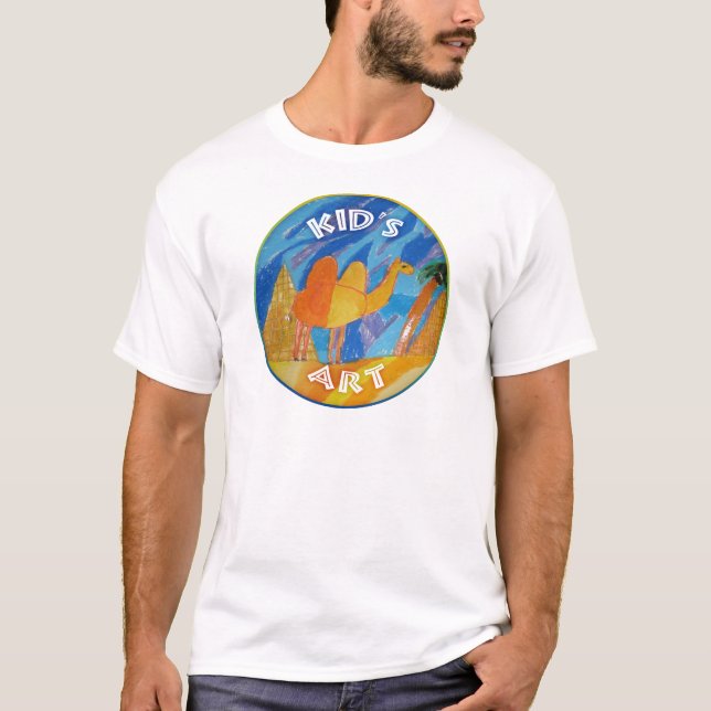 Camel Art by Kids T-Shirt (Front)